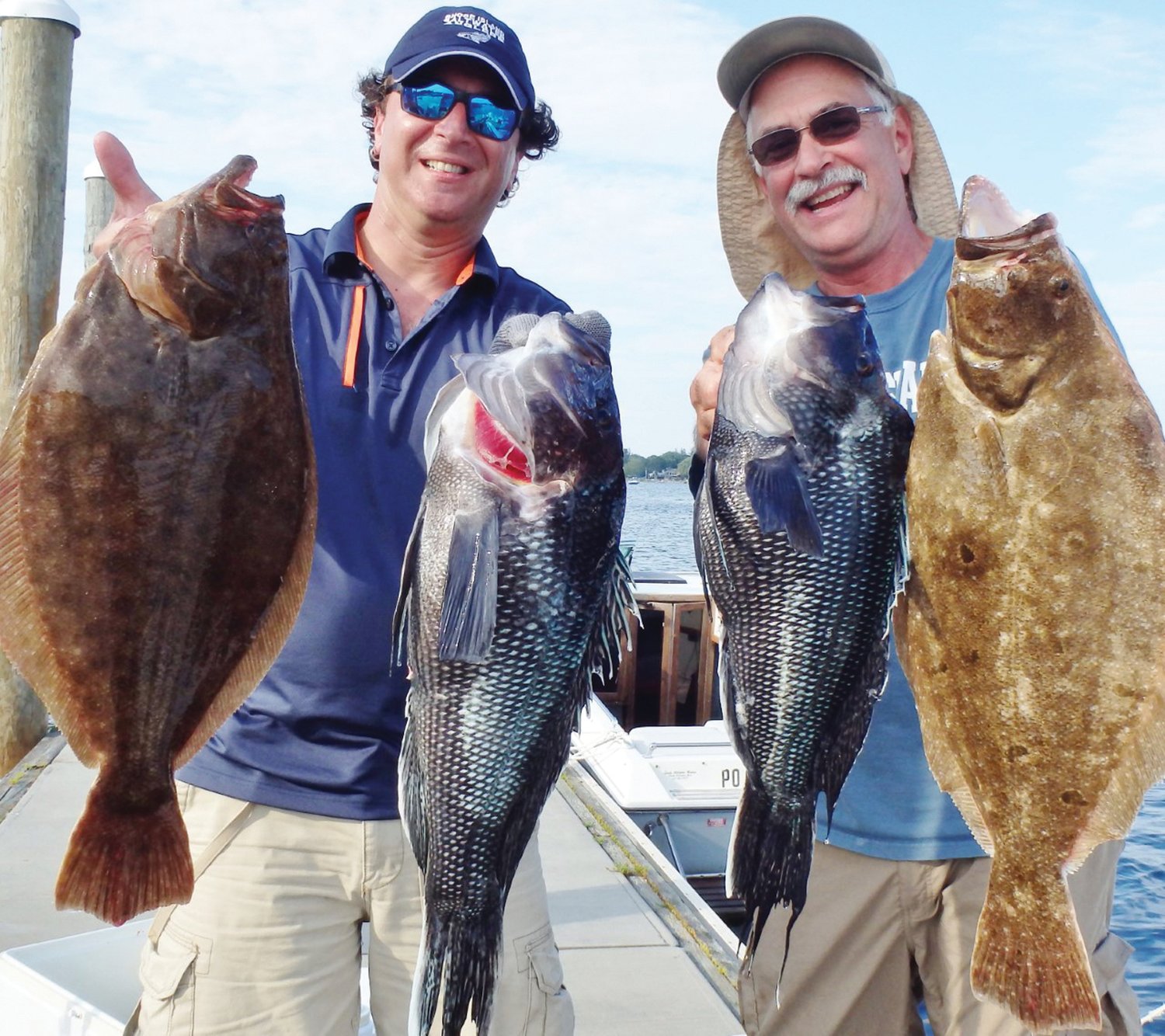 MULTI SPECIES TOURNAMENT: The Block Island Inshore Fishing Tournament will include fluke, black sea bass, striped bass, bluefish, boat, shore, fly fishing, youth, team and wind farm photo divisions. (Submitted photos)